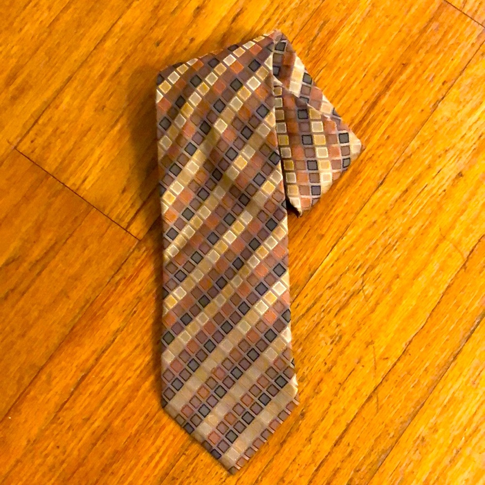 Valerio Garati Silk Checkered Tie